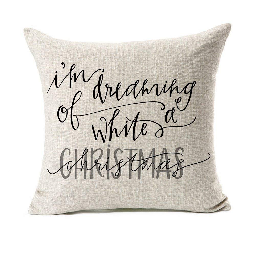 Christmas and New Year Decorative Throw Pillow Covers & Blankets