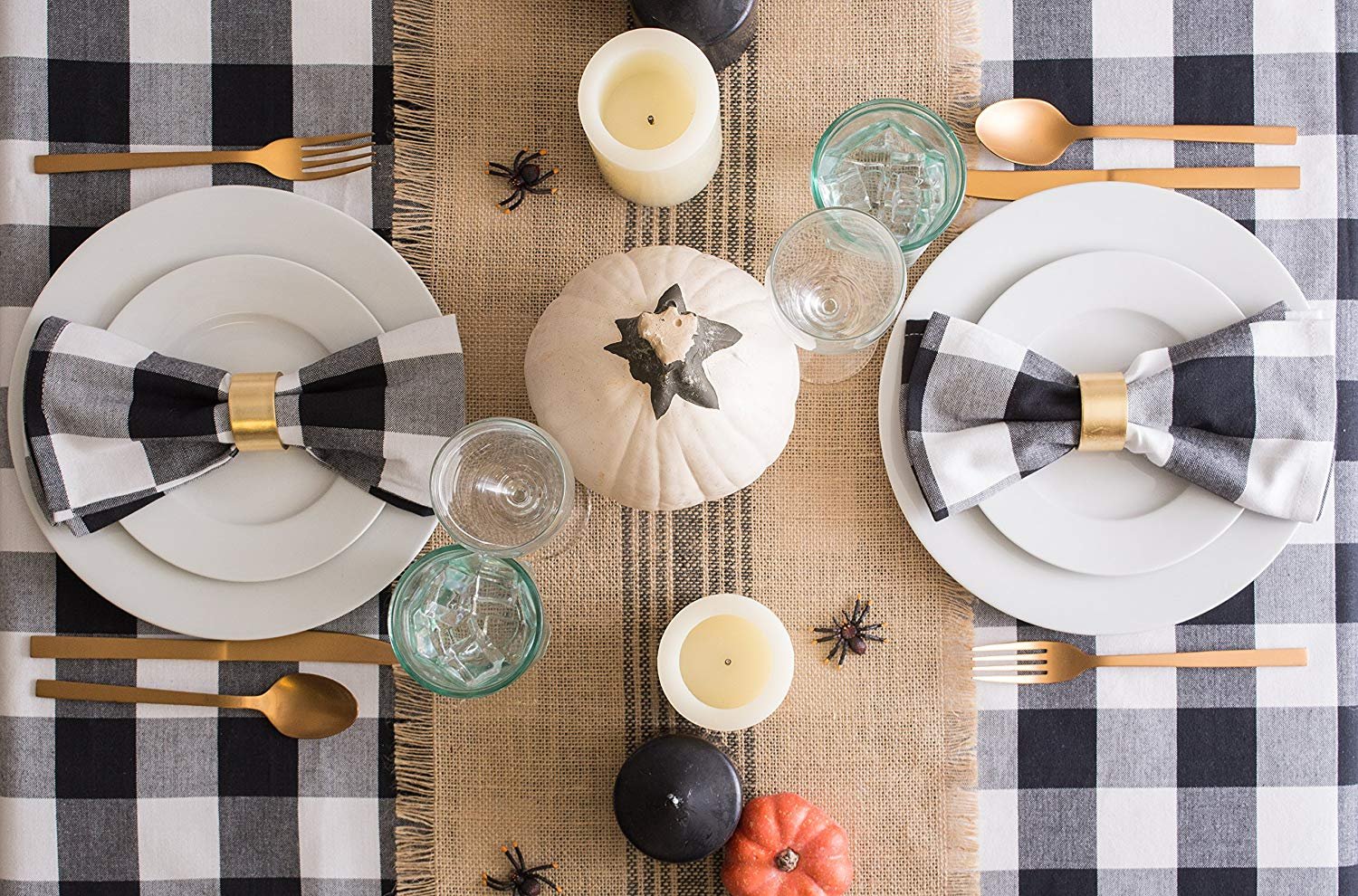 Buffalo Check: Black & White Year-Round Home Decor Ideas