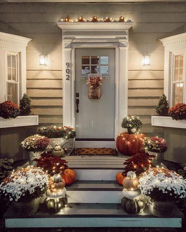 Front Porch Ideas For A Cool & Colorful Fall Decor - Trendy Home Hacks