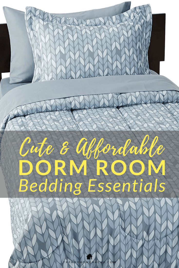 Best Dorm Room Bedding, Linen & Laundry Essentials