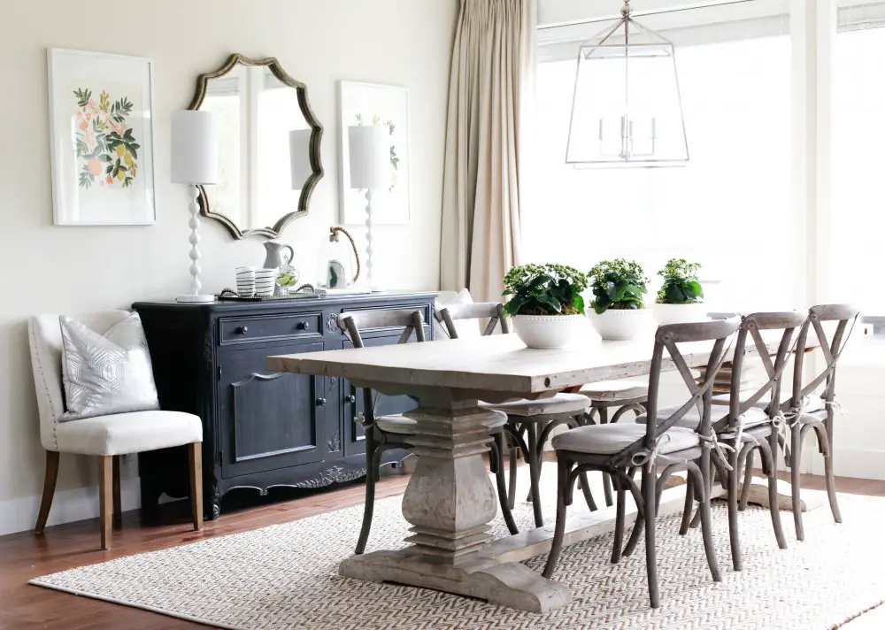 Dining Room To Look Farmhouse Chic, Farmhouse Dining Room Furniture Ideas