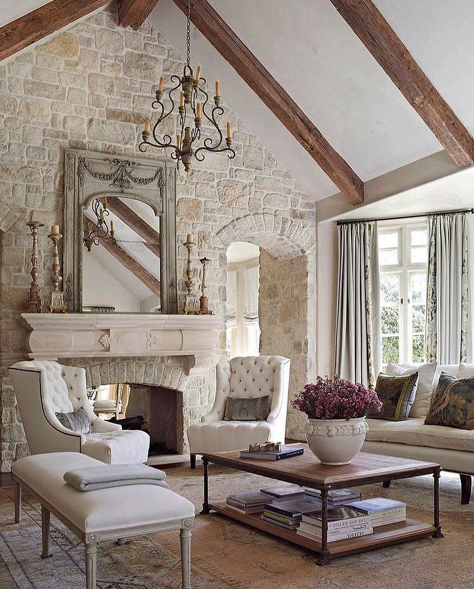 French Country Living Room Design How to Balance Functionality and